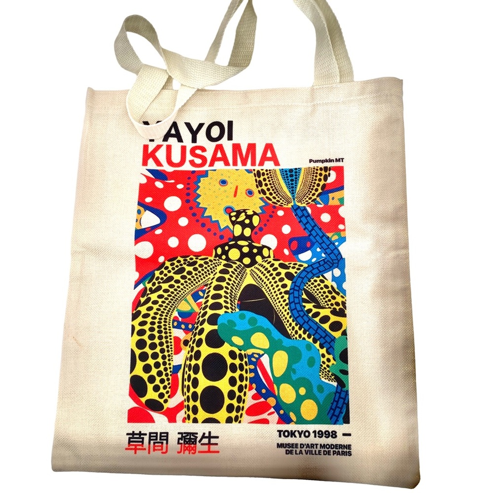 YAYOI KUSAMA TOKYO ART EXHIBITION SHOULDER TOTE BAG